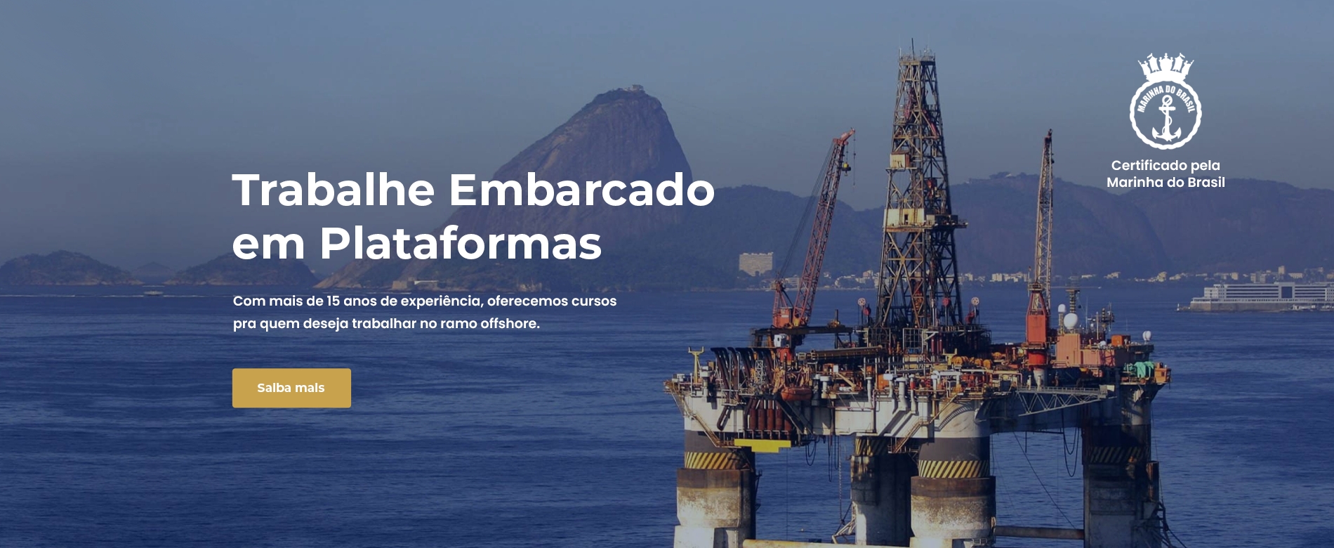 Trabalhe embarcado em plataformas de Petróleo - Curso de CBSP (Salvatagem)