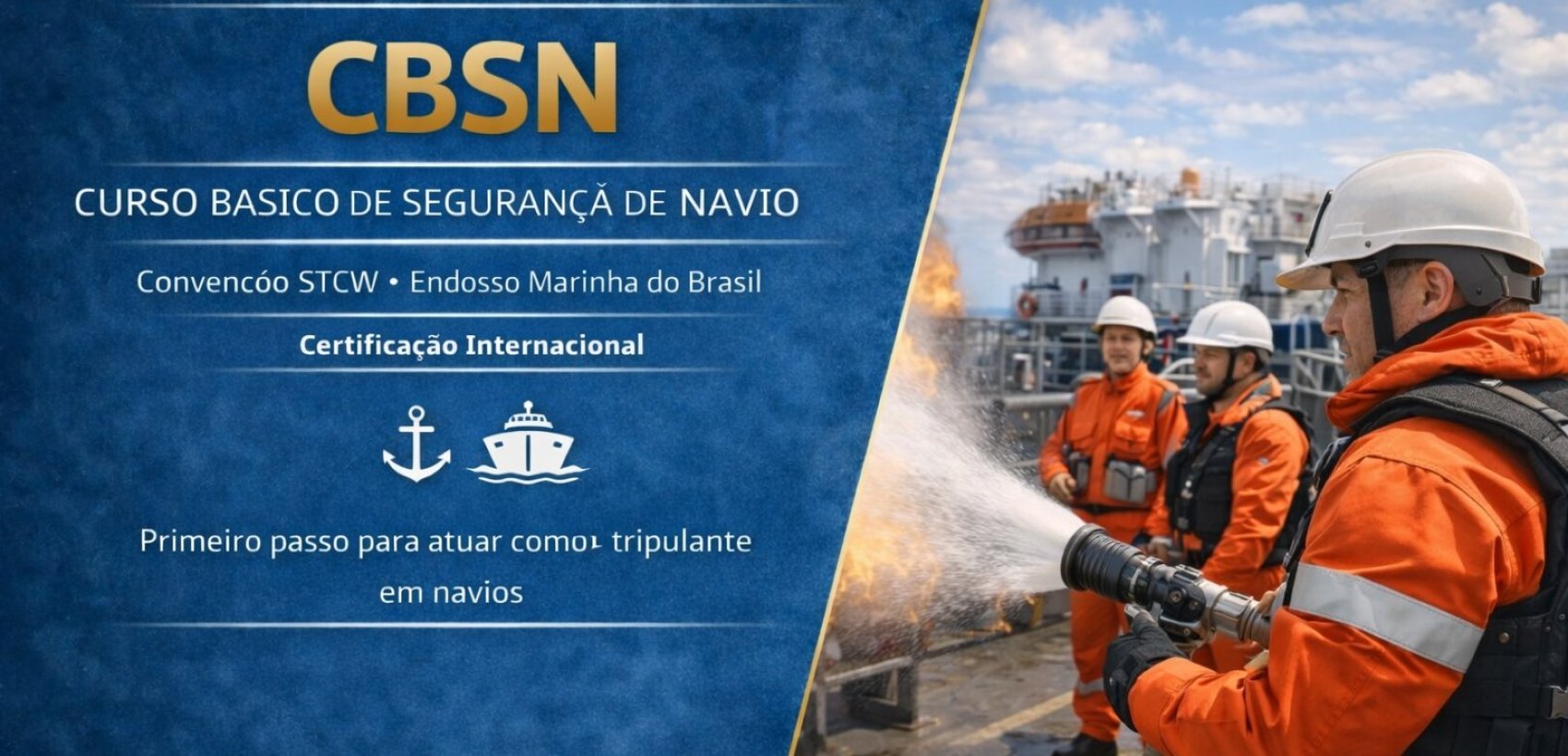 STCW (CBSN) | Curso Básico de Segurança de Navio